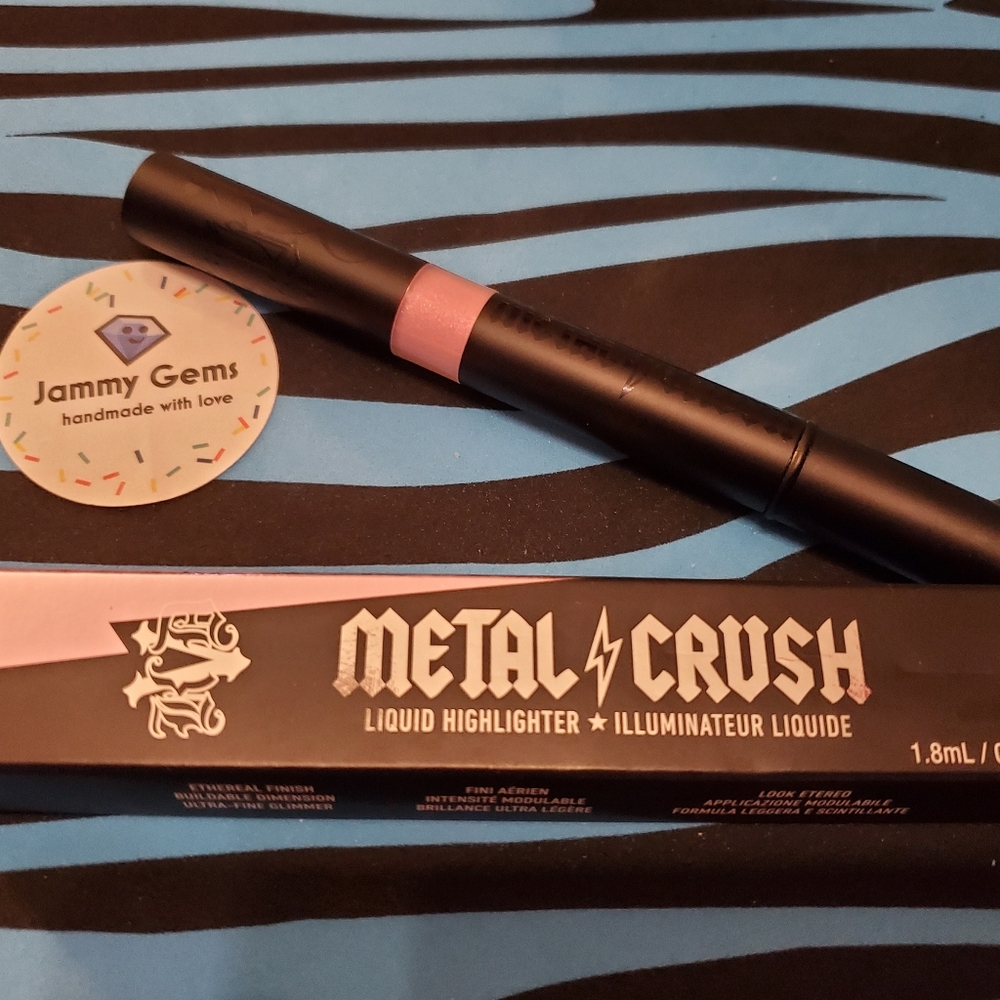 Roseshock Pink BNIB ~ Kat Von D KVD Vegan Metal Crush Liquid Highlighter